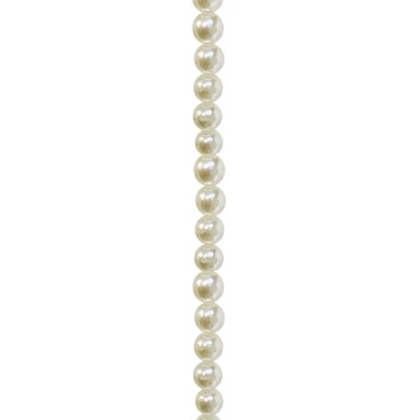 Łańcuch na choinkę białe perełki 150 cm