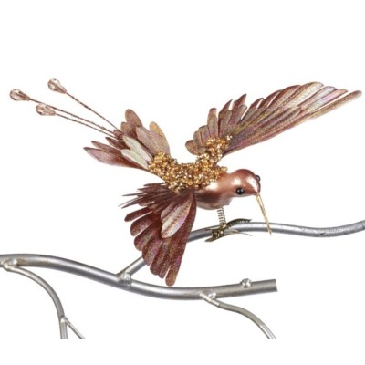 Koliber na choinkę różowy 20 cm