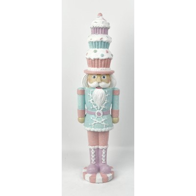 Dziadek do orzechów pastelowy candy 46 cm