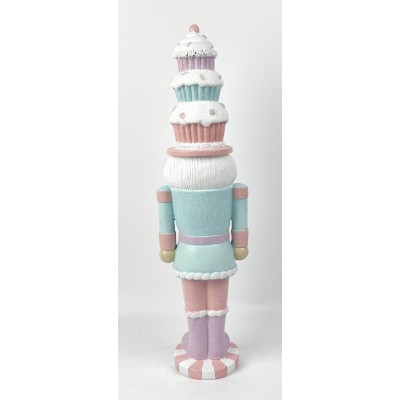 Dziadek do orzechów pastelowy candy 46 cm