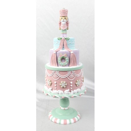 Tort candy z dziadkiem do orzechów 41 cm