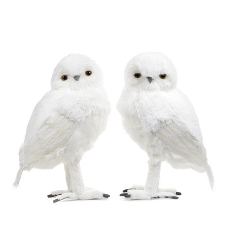 Sowa biała duża 49 cm
