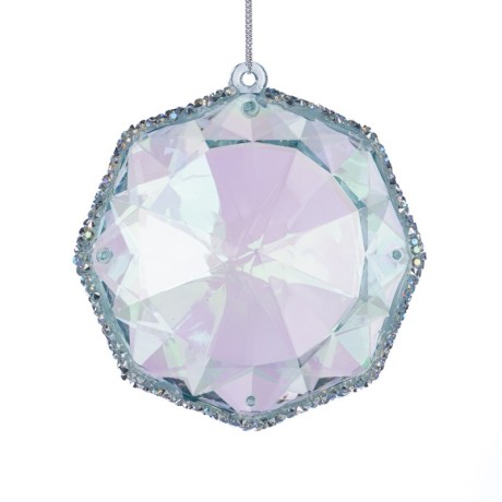 Zawieszka na choinkę klejnot miętowy 10 cm