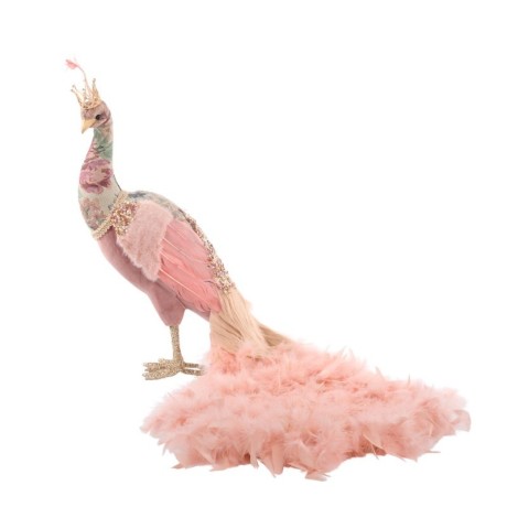 Paw duży różowo - miętowy 81 cm