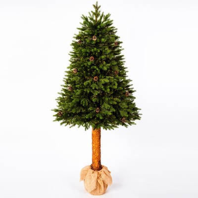 Choinka na pniu 220 cm jak naturalna