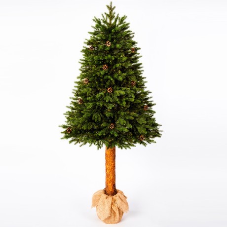 Choinka na pniu 220 cm jak naturalna
