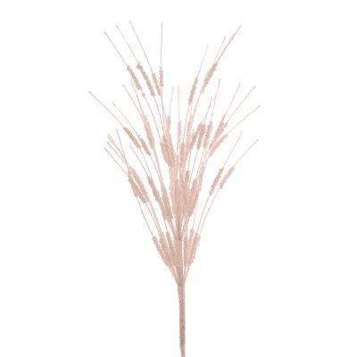 Gałązka ozdobna różowa brokatowa 60 cm