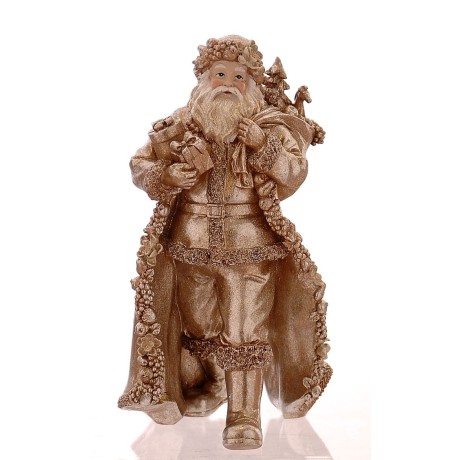 Święty Mikołaj złoty figurka 36 cm