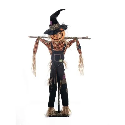 Figurka na Halloween wydrążony strach na wróble 159 cm
