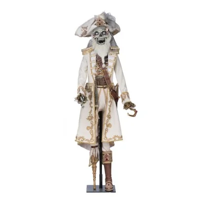 Figurka na Halloween szkielet pirata 180 cm