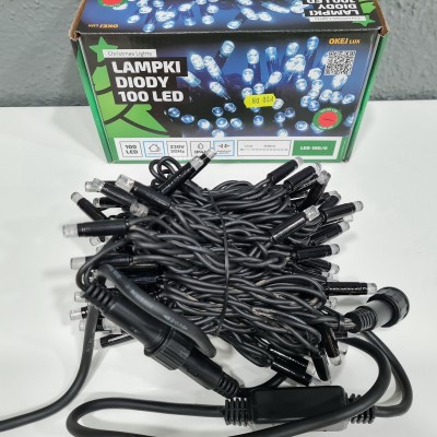 Lampki Diody 100 Led czerwony